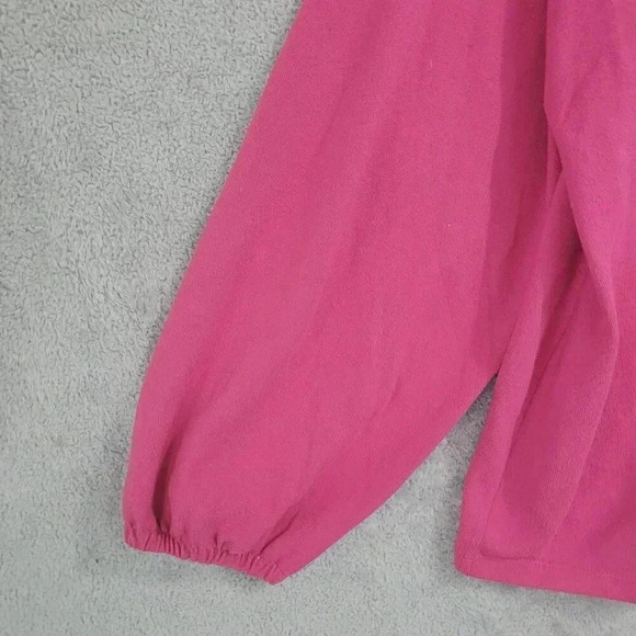 Lane Bryant Womens Plus V-Neck Long Sleeve Pink Top 18/20 Polyester Blend 4CT - Picture 6 of 7